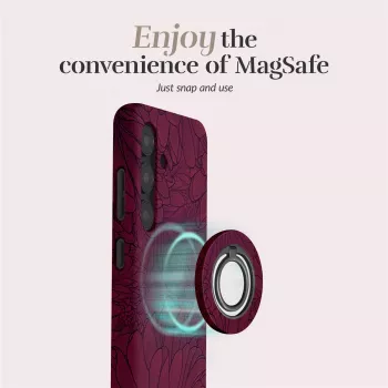 MIO Berry Blooms MagSafe Case Compatible Ring Holder