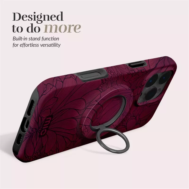 MIO Berry Blooms MagSafe Case Compatible Ring Holder