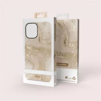 MIO Gold Marble Magsafe Compatible Case for iPhone 16 Plus