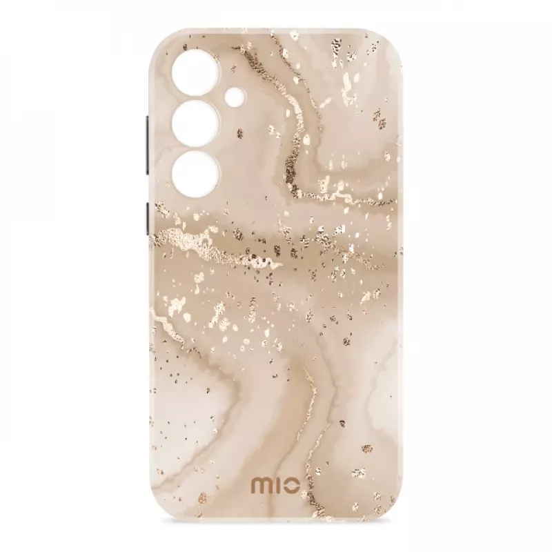 MIO Gold Marble Magsafe Compatible Case Samsung S25 Plus 5G