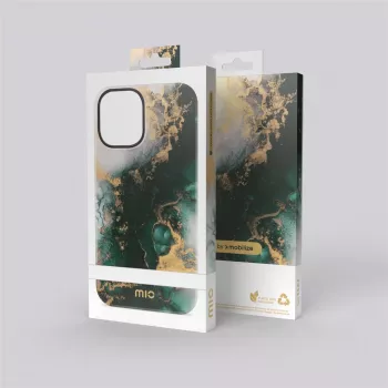 MIO Green Marble Magsafe Compatible Case for iPhone 16 Pro