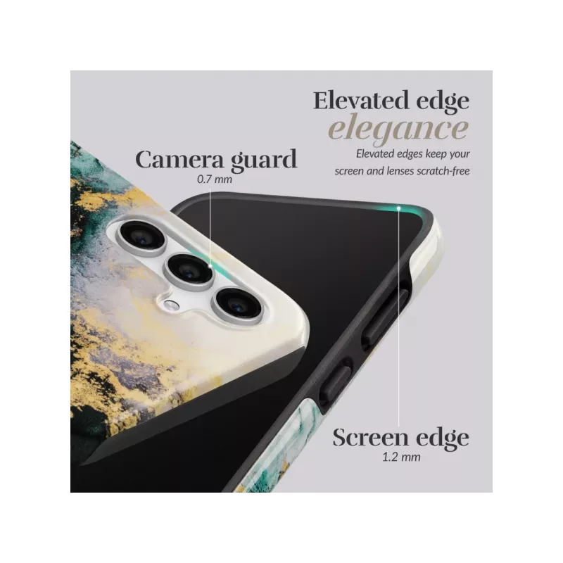 MIO Green Marble Magsafe Compatible Case Samsung S25 Plus 5G