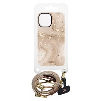 MIO Lanyard Strap Gold Marble