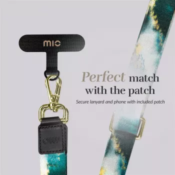 MIO Lanyard Strap Green Marble