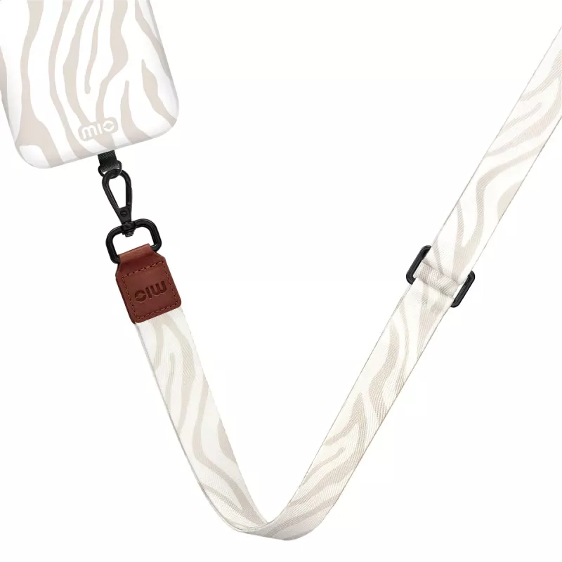 Mio Lanyard Strap Sandy Zebra
