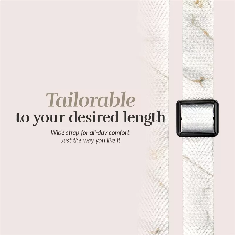 MIO Lanyard Strap White Marble