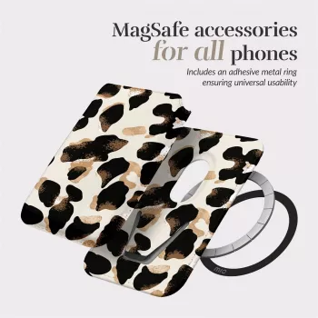 MIO Leopard Magsafe Case Compatible Card Holder