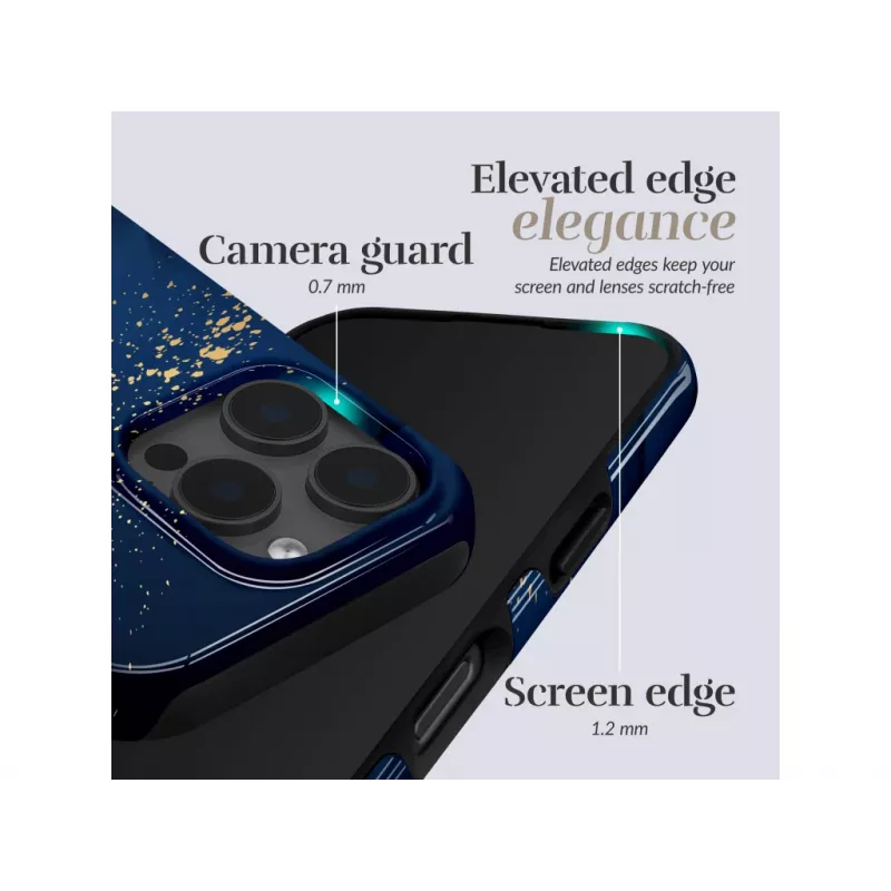 MIO Midnight Sparkle Magsafe Dėklas, Suderinamas su iPhone 17 Pro