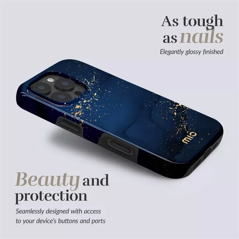 MIO Midnight Sparkle Magsafe Case Compatible for Samsung S25+ 5G