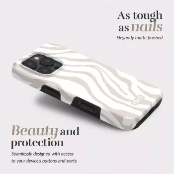 MIO Sandy Zebra Magsafe Case Compatible for iPhone 15 Pro