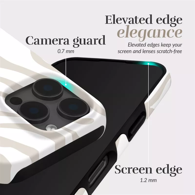 MIO Sandy Zebra Magsafe Case Compatible for iPhone 16