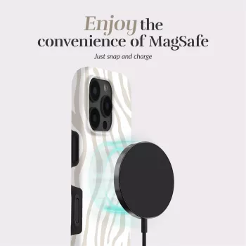 MIO Sandy Zebra Magsafe Case Compatible for iPhone 16 Plus