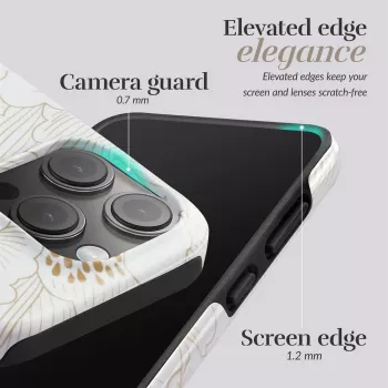 MIO White Roses Magsafe Compatible Case iPhone 16 Pro Max