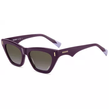 MISSONI Moteriški katės akies akiniai nuo saulės MIS0205S0T7 Havana Ruda 54mm