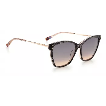 MISSONI Moteriški Akiniai Nuo Saulės MIS0003SKDXFF - Mados Pilno Rėmo Acetato Rėmelis su Gradientiniais Lęšiais 56/14/140 mm