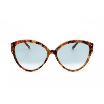 MISSONI Moteriški Akiniai Nuo Saulės MIS0004S2NL Drugelio Formos Acetato Rėmelis UV400