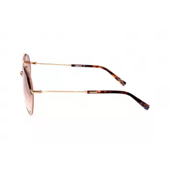 MISSONI Moteriški Akiniai Nuo Saulės MIS0015STNG Drugelio Formos Acetato Rėmelis UV400 Pilki Lęšiai 60/15/145 mm