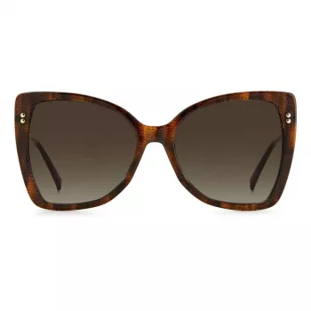 MISSONI Moteriški Akiniai nuo Saulės MIS0083S086 – Drugelio Formos Acetato Rėmelis, Gradientiniai Rudi Lęšiai, 58 mm