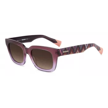 MISSONI Moteriški Akiniai nuo Saulės MIS0103S0T7HA Havana Brown Gradient 50mm