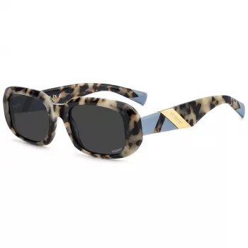 MISSONI Moteriški Akiniai nuo Saulės MIS0220SC9K Havana Acetate Square Frame Grey Gradient Lens 52/20/140 mm