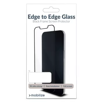 Mobilize Edge-To-Edge Glass Screen Protector, skirta Xiaomi Redmi Note 14 Pro 4G / Note 14 Pro 5G / Note 14 Pro+ 5G, su kraštinių klijų technologija