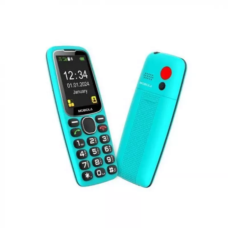 Mobiola MB4120 paprastasis telefonas, turkio spalvos