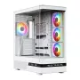 MODECOM Volcano AQ200 ARGB baltas Midi Tower korpusas