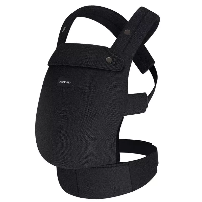Momcozy BC001 Minkštas struktūrinis nešyklė su nuimama klubine sėdyne, Juoda, 0-36 mėn., 3.5-20 kg
