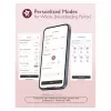 Momcozy M9 belaidis dvigubas elektrinis pientraukis su įkraunama baterija, 9 siurbimo lygiais, 180 ml talpomis ir dėklu