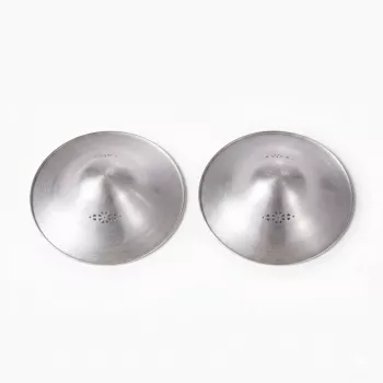 Momcozy NS005 999 sidabro krūties spenelių apsaugos 45mm - 2 vnt.