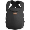 MOMCOZY Weesnug Newborn Carrier Cotton Black