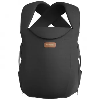 MOMCOZY Weesnug Newborn Carrier Cotton Black
