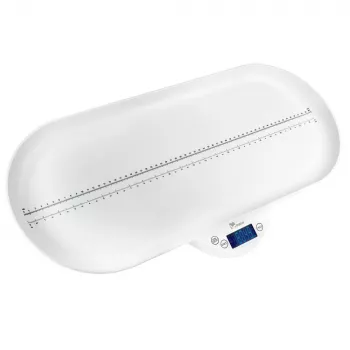 Momini Baby Scale TinyScale – Skaitmeninės kūdikių svarstyklės 20 kg, 5 g padalomis, baltos