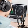 Monkey Banana MICO BK USB kondensatorinis mikrofonas studijai ir podcastams