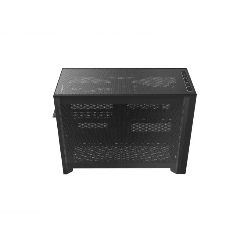 Montech TEN (B) Mini bokštelio kompiuterio korpusas, grūdintas stiklas, juodas, Micro-ATX/Mini-ITX