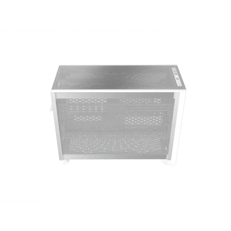MONTECH TEN (W) mini bokšto korpusas baltas - Micro ATX / Mini-ITX, grūdintas stiklas, ARGB