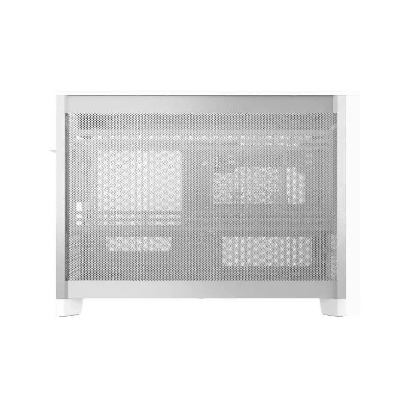 MONTECH TEN (W) mini bokšto korpusas baltas - Micro ATX / Mini-ITX, grūdintas stiklas, ARGB