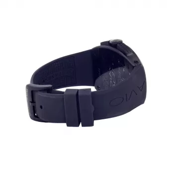 Montres de Luxe vyriškas automatinis laikrodis 09SA-BK-1002 48mm juodu ciferblatu ir odiniu dirželiu