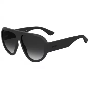 MOSCHINO MAN MOS183-S-003 Akiniai Juodas Acetato Rėmelis Pilki Lęšiai 61mm