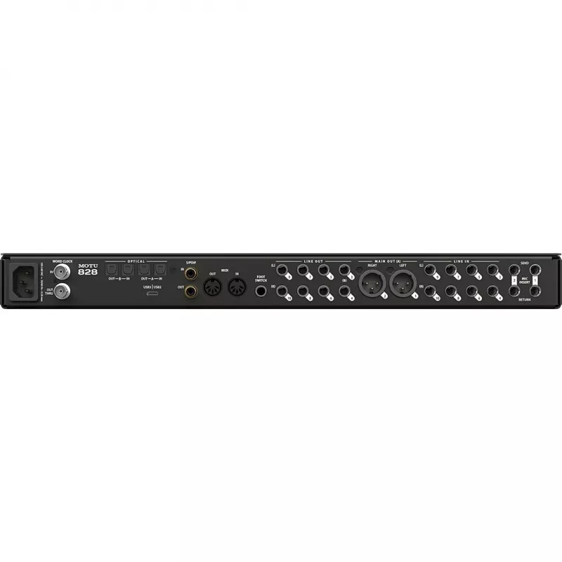 MOTU 828 28x32 Thunderbolt/USB 2.0 garso sąsaja