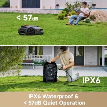 MOVA Lidax Ultra 800 Robotinė vejapjovė – 800 m², 18 cm pjovimo plotis, Bluetooth valdymas, su ribojimo kabeliu