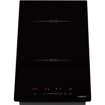 MPM MPM-30-IM-18 įmontuojama indukcinė kaitlentė 29 cm juoda 2 zonos jutiklinis valdymas