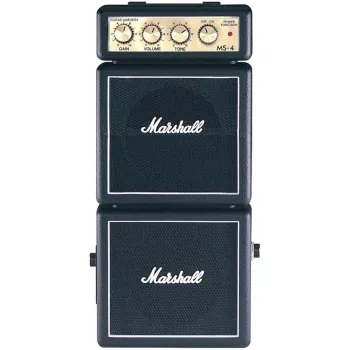 MRH Marshall MS-4 Micro Stack Solid State 1W mikro gitaros stiprintuvas, juodas