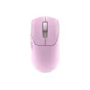 MSI FORGE GM340 W Lengva žaidimų pelė su PixArt PAW-3311 jutikliu, iki 12 000 DPI, trijų režimų belaidžiu ryšiu (2,4 GHz / Bluetooth / USB-C), violetinė