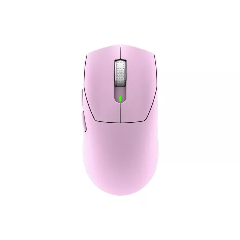 MSI FORGE GM340 W Lengva žaidimų pelė su PixArt PAW-3311 jutikliu, iki 12 000 DPI, trijų režimų belaidžiu ryšiu (2,4 GHz / Bluetooth / USB-C), violetinė