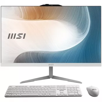 MSI Modern AM242 1M-2222EU Intel Core 3 100U 23,8 inch Full HD All-in-One PC, 8GB DDR5, 512GB SSD, Windows 11 Pro, Wi-Fi 6E, Juoda