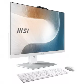 MSI Modern AM242P 1M-2097EU All-in-One PC, 23,8 inch Full HD IPS, Intel Core 7 150U, 16GB DDR5, 512GB SSD, Windows 11 Pro, Wi-Fi 6E, White