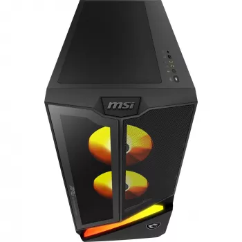 MSI MPG Infinite Z3 X3D žaidimų kompiuteris, AMD Ryzen 7 7800X3D, 32GB DDR5, 1TB NVMe SSD, NVIDIA GeForce RTX 4070 Ti, Windows 11 Home, juodos spalvos