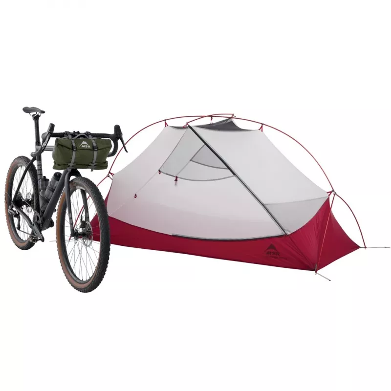 MSR Hubba Hubba Bikepack Palapinė 1 Asmeniui Žalia