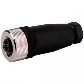 Murrelektronik M12 moteriškas 5 polių A koduotas varžtinių gnybtų lauko sąlygomis montuojamas jungtis, IP67 7000-12961-0000000